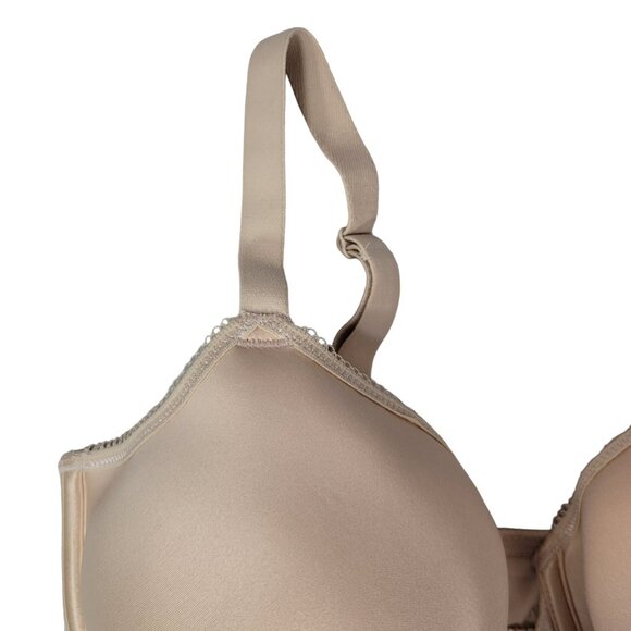 Wacoal Basic Beauty Contour Underwire Bra Tan 40DD Light Pad Adj Strap #853292 - Picture 4 of 10